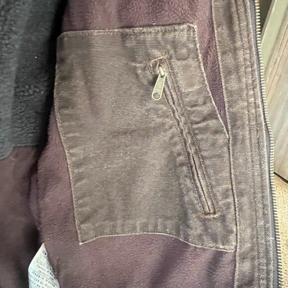 Carhartt Full Swing Jacket Women's XS Brown Cotton Stretch Full Zip - Picture 5 of 7
